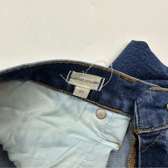 Madewell Cruiser Straight Two Tone Denim Jean Size 25 - Picture 7 of 11